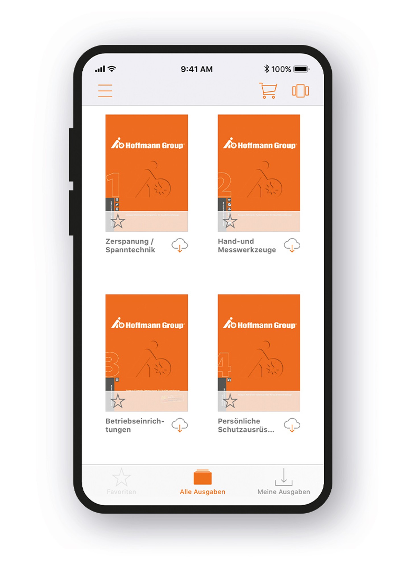 Screen flip catalogue app