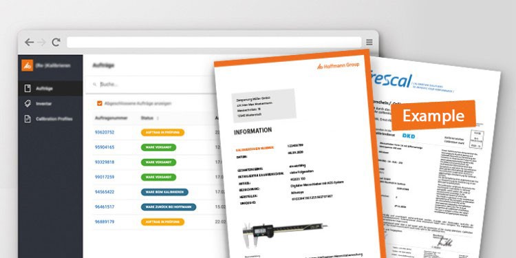 Hoffmann Group UK - Calibration Certificates & Tracking